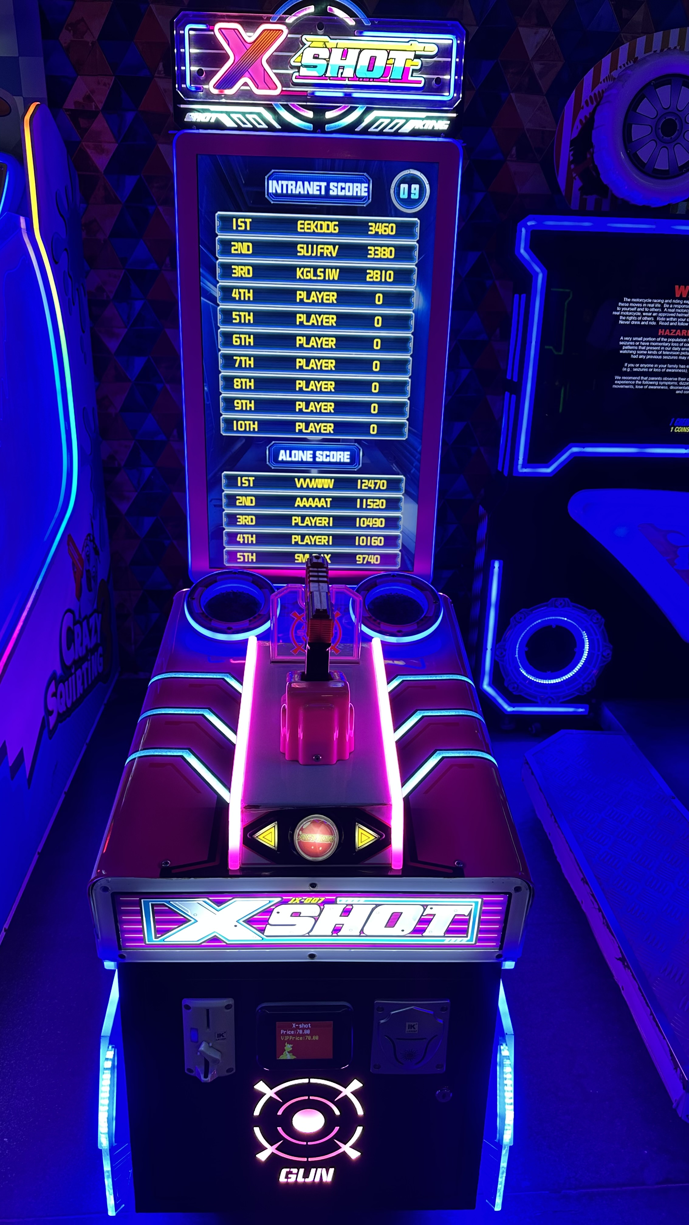 Arcade game at Game Hub