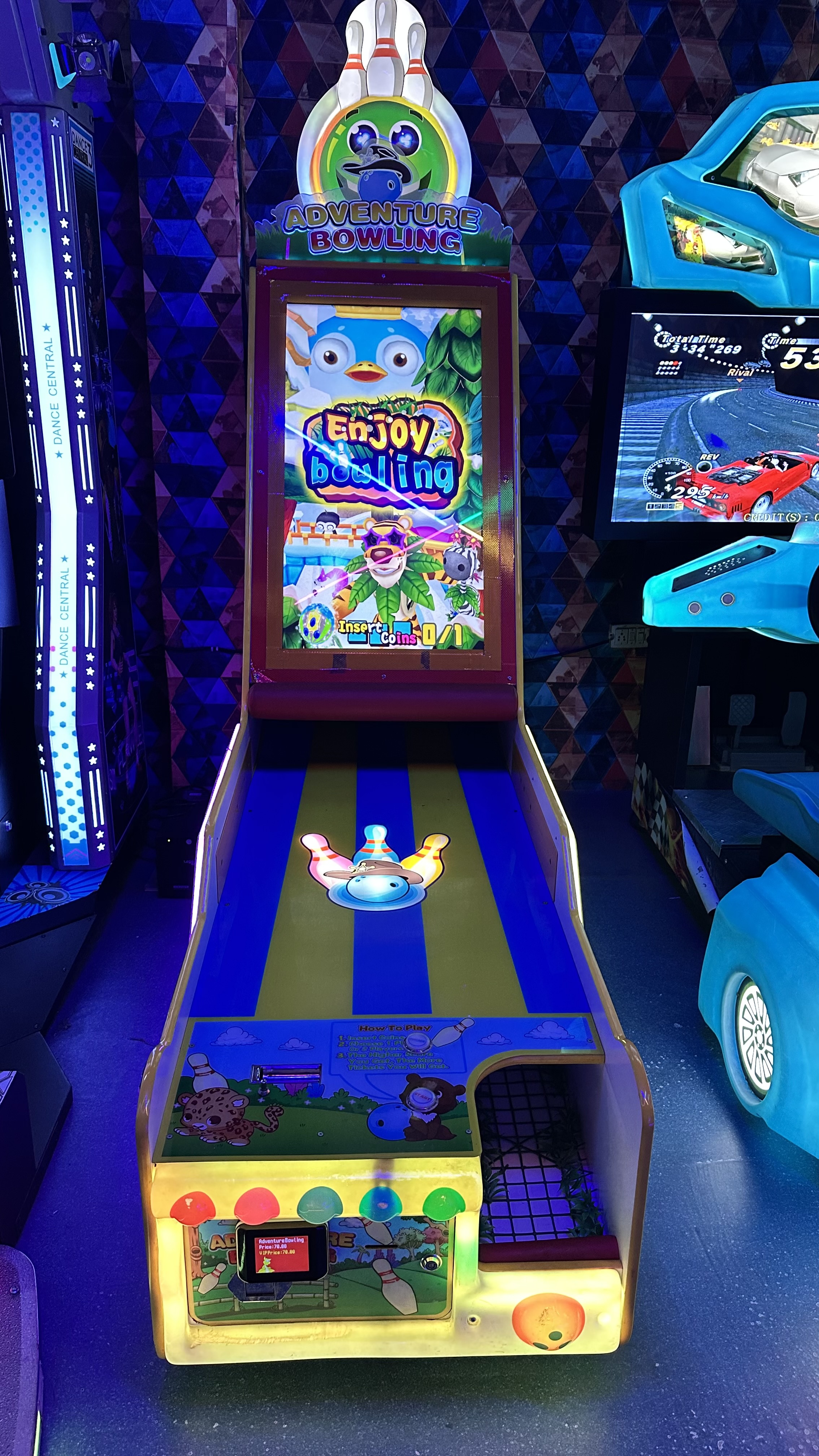 Arcade game at Game Hub